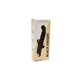 BLACK KNIGHT, Vibromasseur Point G USB en silicone médical doux, doté de 10 modes de vibration 